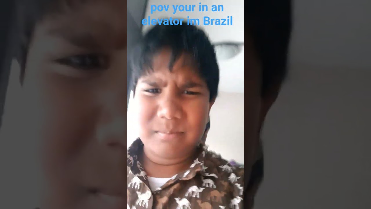 pov your in  an elevator in Brazil