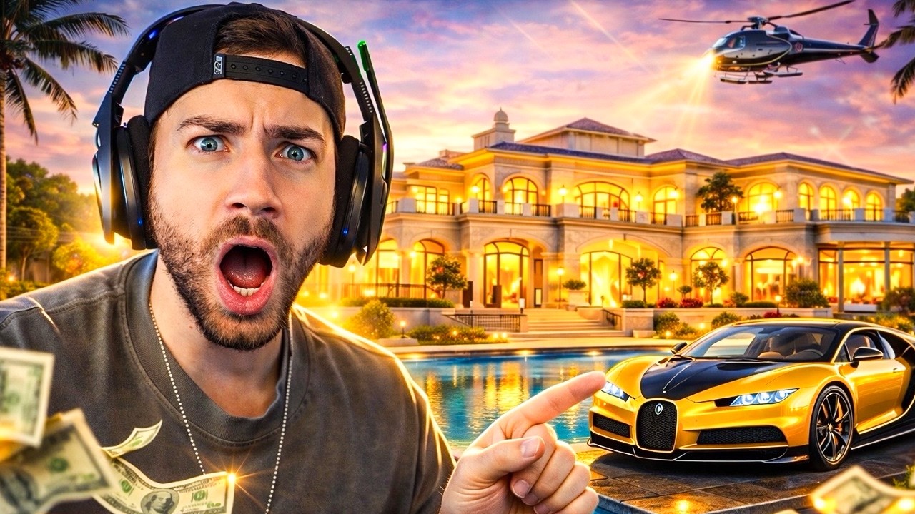 ALPHAKEP'S HOUSE TOUR (DREAM BASEMENT + GAMING SETUP + GOLF SIMULATOR) | Content Creator