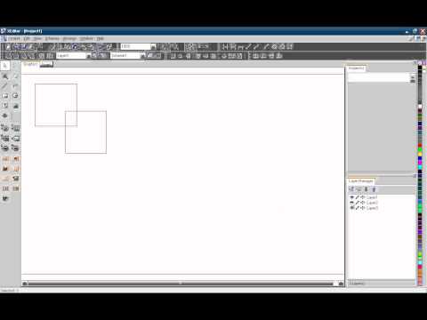 Using layers in Micset XEdit