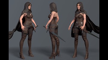 3D Character modeling Showreel 2020