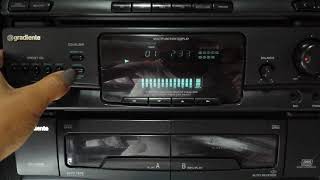 Gradiente ns 657 equalizador e 7 cds e parte tape e equalizacoes