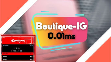 Boutique IG RageUI V2 (0.01ms) | SectyFiveM