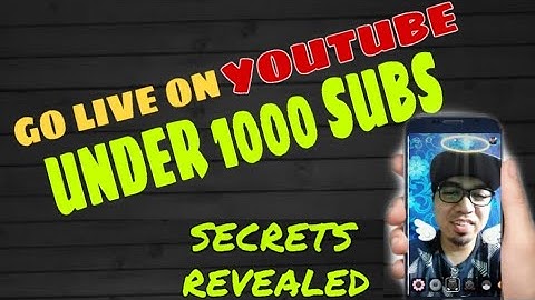 HOW TO LIVESTREAM ON MOBILE WITH JUST FEW SUBSCRIBERS 2020, " SECRETS REVEALED".