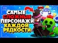 САМЫЕ СЛОЖНЫЕ ПЕРСОНАЖИ КАЖДОЙ РЕДКОСТИ Бравл Старс / BRAWL STARS