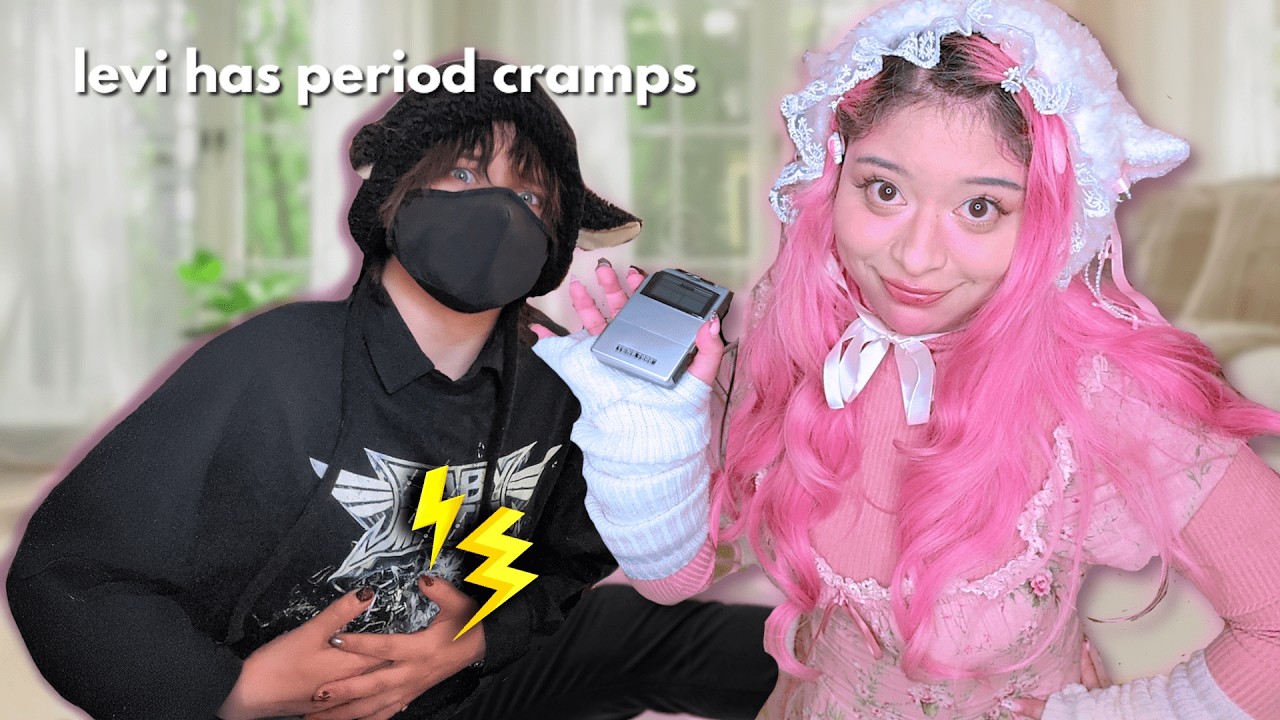 levi tries a period pain simulator...