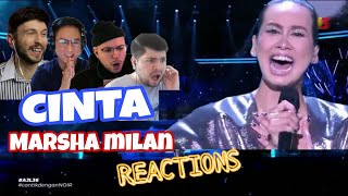 &quot;CINTA&quot; MARSHA MILAN REACTIONS | #AJL36