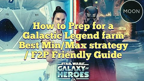SWGOH - How to Prep for a Galactic Legend farm the F2P way. #SWGoH