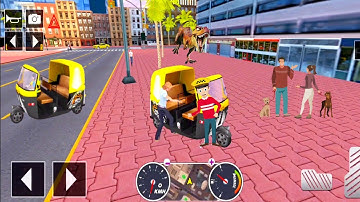 Tuk Tuk auto rickshaw driver 3D game - #35 auto rickshaw driving game - Android iOS Gameplay