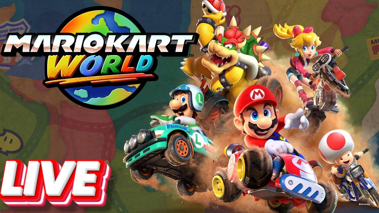 🔴Mario Kart World LIVE