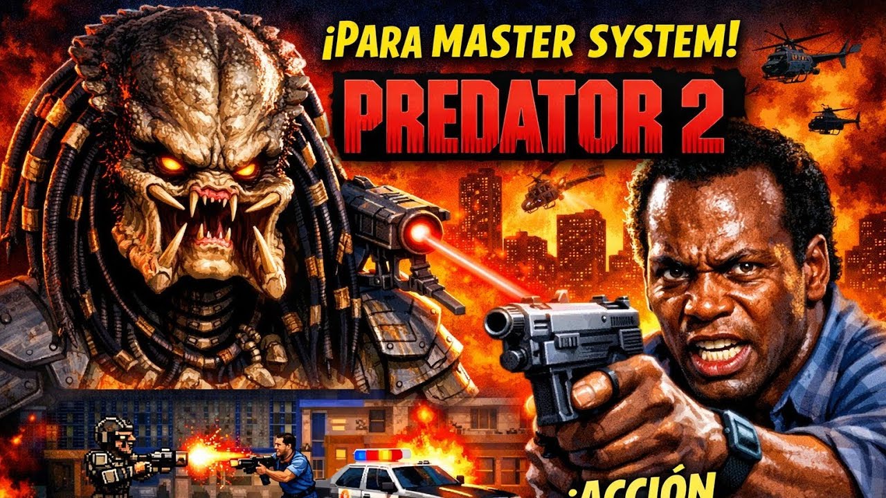 Predator 2 Para Master System un juego de Pelicula.