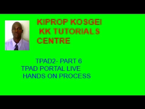 TPAD2 PART 6 LIVE TPAD PORTAL  HANDS ON PROCESS