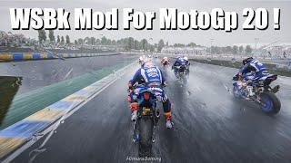 Superbike 2020 Game Mod For MotoGP 20 ! Amazing Yamaha R1 Gameplay 4k