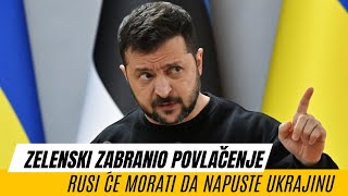 Zelenski zabranio dalje povlačenje vojske, Putina nazvao ludim