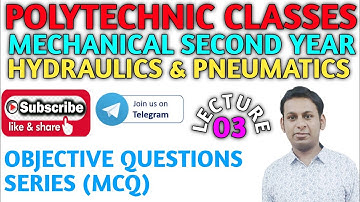 Hydraulics/MCQ/Objective Questions/Lecture 03/@polytechnicclasses2733