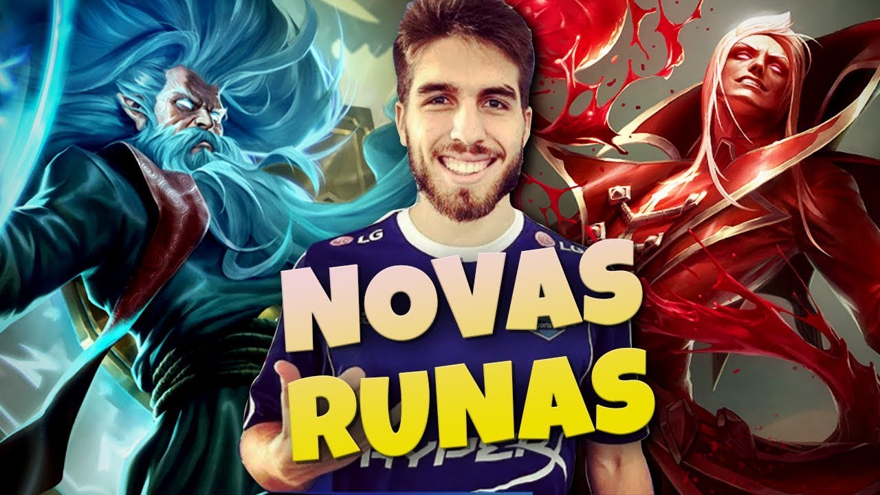 TESTANDO AS NOVAS RUNAS COM OS MAINS!