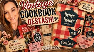 I Couldn't Keep Them All... Vintage Cookbook De-stash! Announcing Crafty Giveaway Winner! I Couldn't Keep Them All... Vintage Cookbook De-stash! Announcing Crafty Giveaway Winner!