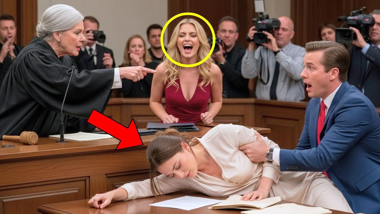 She Passes Out in Court — Mistress Smiles Until the Judge Plays the Hidden Recording…
