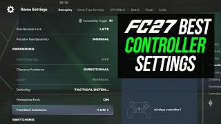 Controller & Game Settings - This is WHAT TO ACTUALLY USE - FC 27