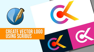 Create Vector Logo Using Scribus, Free Vector Editor