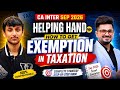 Helping Hand CA Inter Sep 2026🔥 | Tax Guidance💯| Ashish &amp; Gaba Sir #caexams