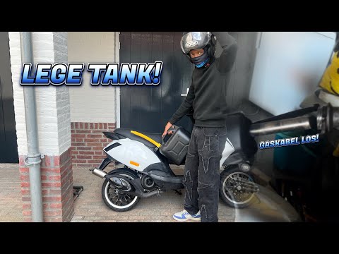 Lege tank + gaskabel geknapt!