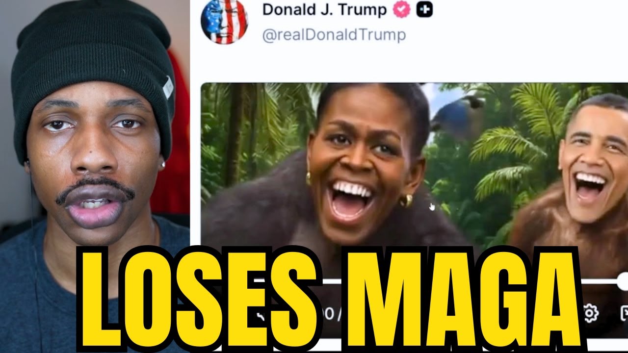 Maga TURNS ON Trump for POSTING OBAMA AND MICHELLE AS MONKEYS