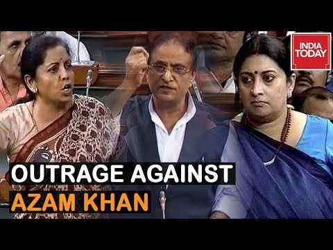 Smriti Irani, Nirmala Sitharaman Lashes Out At Azam Khan Over Sexist Remark In Lok Sabha