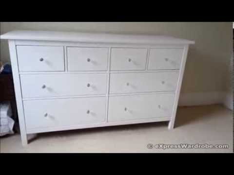 Ikea Chest Of Drawers With Crystal Glass Knobs Youtube