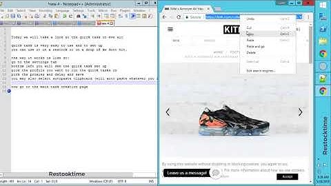 Eve aio quick task setup
