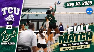 TCU vs South Florida FULL MATCH | College Volleyball 2026 | Sep 10, 2026