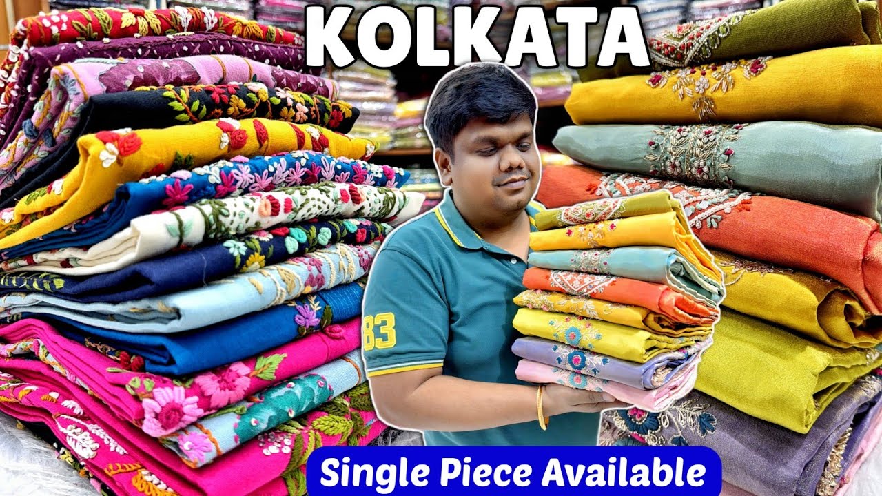 Kolkata Handwork / Hand Embroidered Kurti Manufacturer in Barabazar 🔥🔥 Kurti Wholesaler in Kolkata