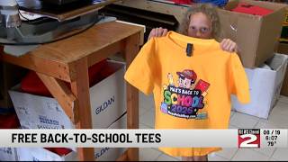 Maxs Print Shop in Marcy Gives Away Free Back-to-School Shirts