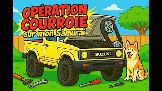 Suzuki Samurai SJ413 – Tuto - 🔧🔩 Courroie Distribution posée, moteur sauvé ! 😅