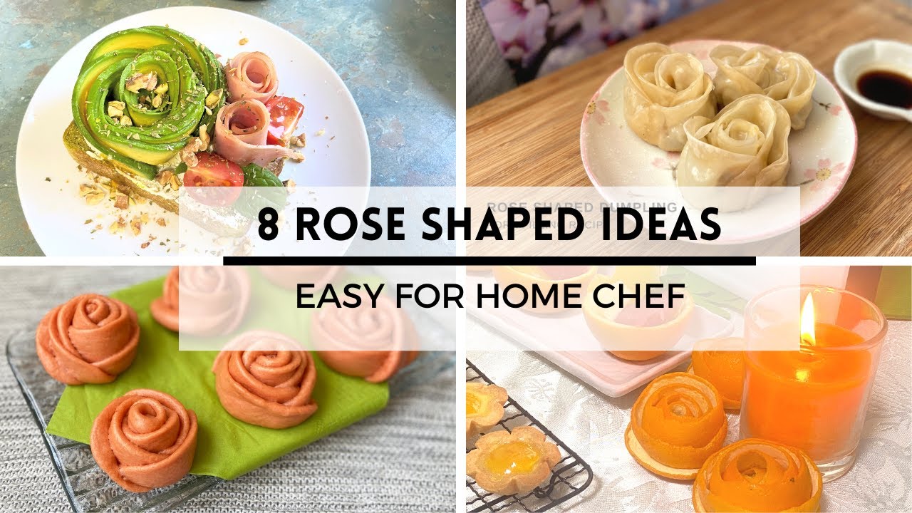 8 Simple RoseShaped Food Ideas for Home Chefs YouTube