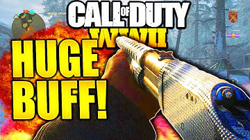 THIS GUN IS INSANE AFTER HUGE BUFFS IN CALL OF DUTY WW2! COMBAT SHOTGUN BEST CLASS SETUP COD WW2!