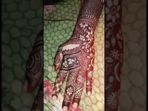 Bridal Mehndi Design Rabiya name mehndi design #ytshorts #hands - YouTube