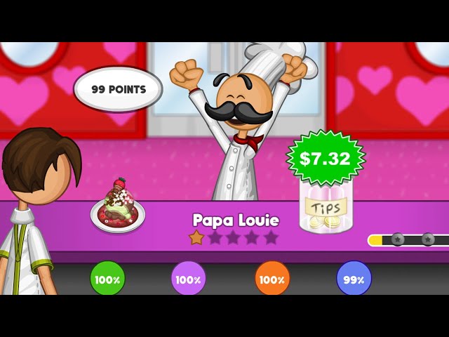 Papa's Scooperia - Unlocking Papa Louie! 
