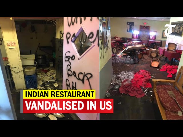 Indian restaurant vandalised in US, racist graffiti written at site