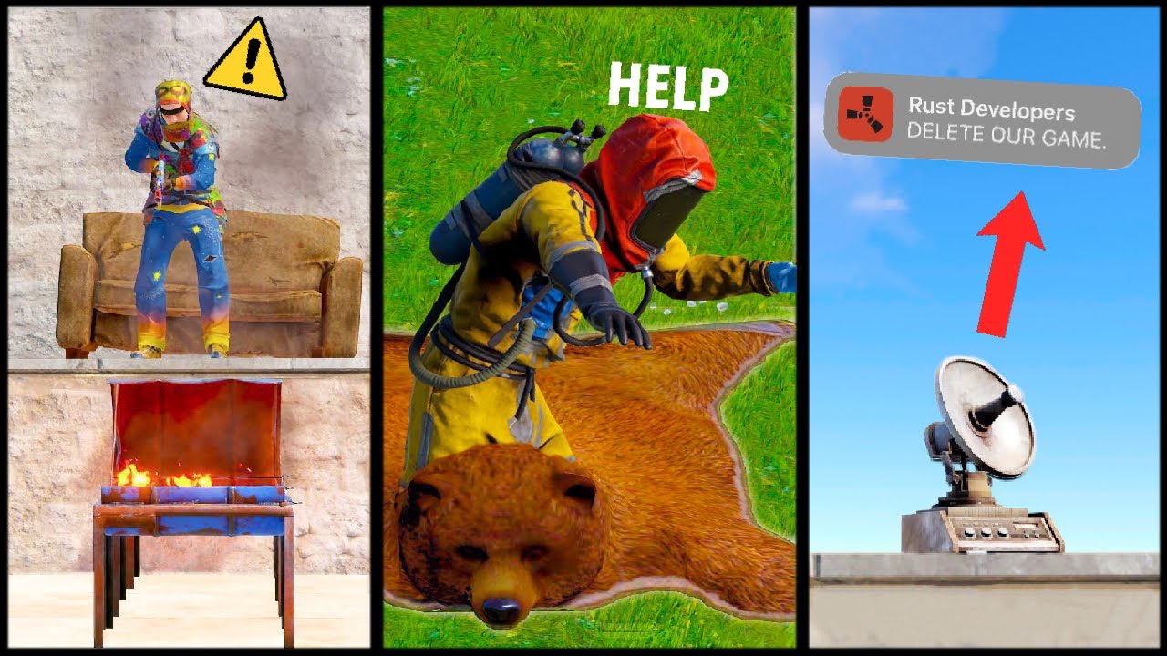 10 Best Ways To PRANK Your Friends in Rust