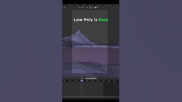 Creating in Low Poly is... Not too hard #shorts