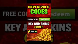 ALL NEW RIVALS CODES 2026 Roblox Rivals