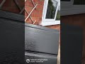 New black Upvc fascia, soffit and guttering installation - Hallmark Roofing Stratford #shorts