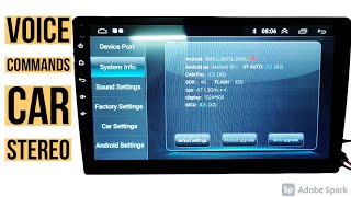 Android Car Stereo With Voice Commands Features Voice Command In Car Voice Command Android