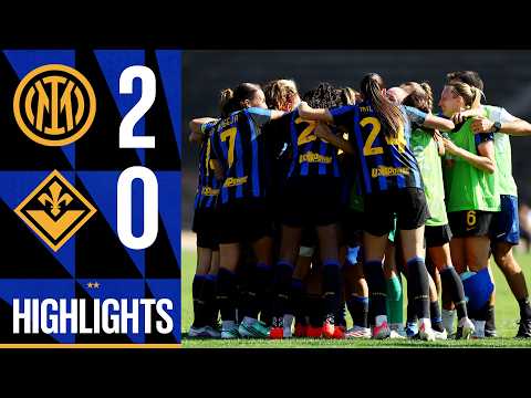 STARTING WITH A WIN | INTER 2-0 FIORENTINA | SERIE A WOMEN