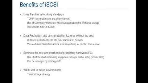 iSCSI Storage - 2010