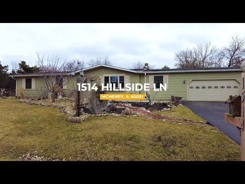 1514 Hillside Ln, McHenry, IL home video tour