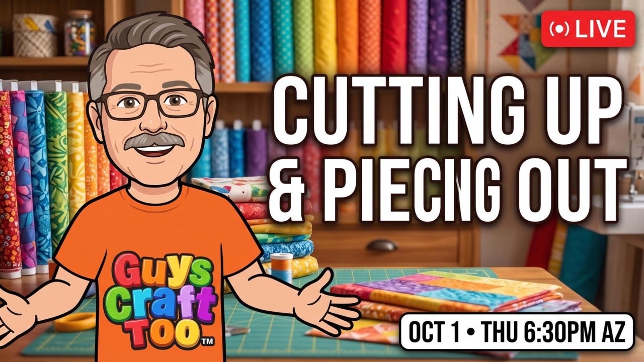 Sew With Me Live! Cutting Up & Piecing Out (Oct 1)