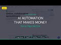 AI Automation That Makes Money - Money Page Machine (EP5)