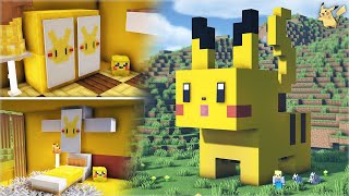 ⛏️ MINECRAFT :: 💛 Построй милый домик Пикачу⚡