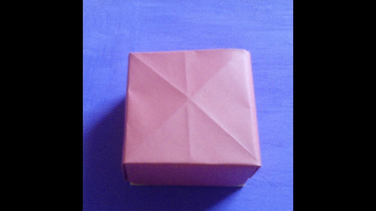 Origami Cajita De Papel Youtube
